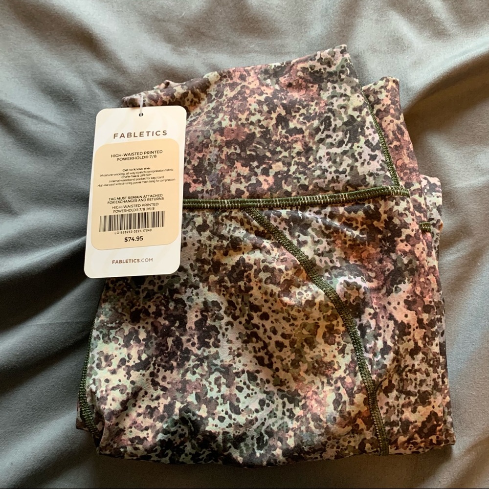 Fabletics High-waisted printed powerhold 7/8